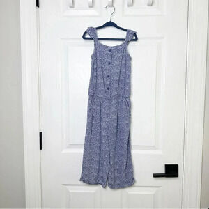 GAP KIDS‎ Ruffle Romper Blue Nova Lightweight Girls Size XS